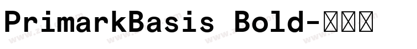 PrimarkBasis Bold字体转换